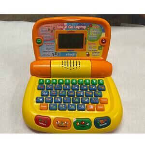 Vtech Tote 'N Go Learning Portable Laptop Tested it Works Pre-School 3-6